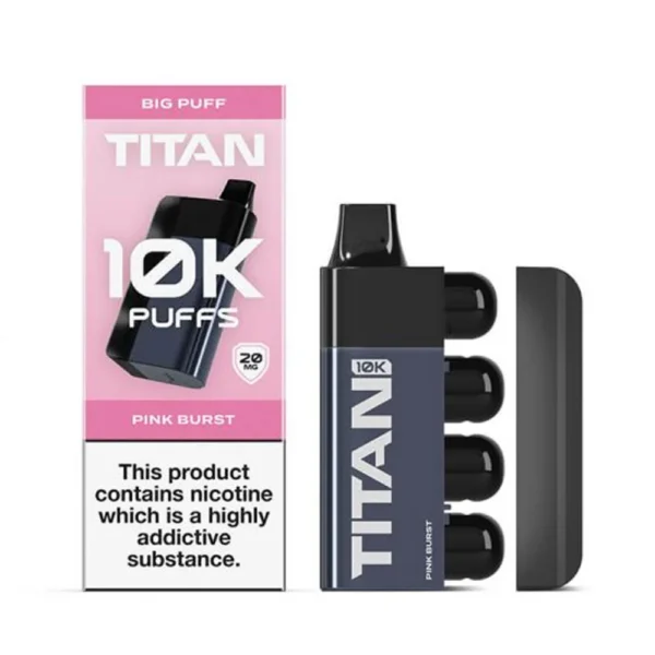 Pink Burst Titan 10K Disposable Pod Vape