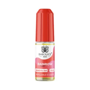 Rainbow Bar Juice 5000 10ml Nic Salts Eliquid