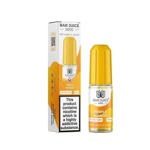 Triple Mango Bar Juice 5000 10ml Nic Salts Eliquid