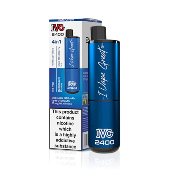 4 in 1 Blue Edition IVG 2400 Disposable Vape