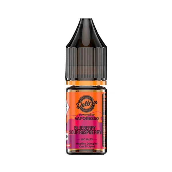 Blueberry Sour Raspberry Vaporesso Deliciu 10ml Nic Salts Eliquid