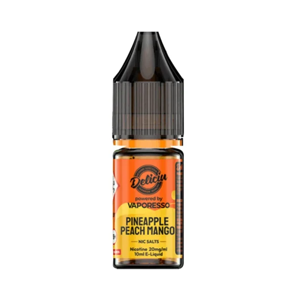 Pineapple Peach Mango Vaporesso Deliciu 10ml Nic Salts Eliquid