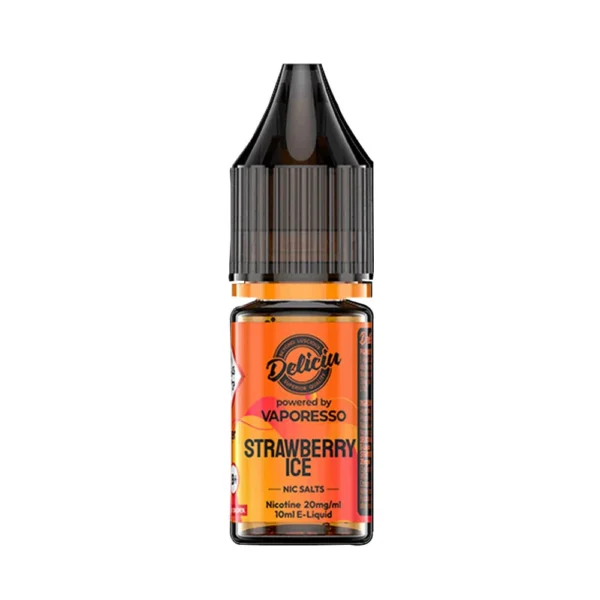 Strawberry Ice Vaporesso Deliciu 10ml Nic Salts Eliquid