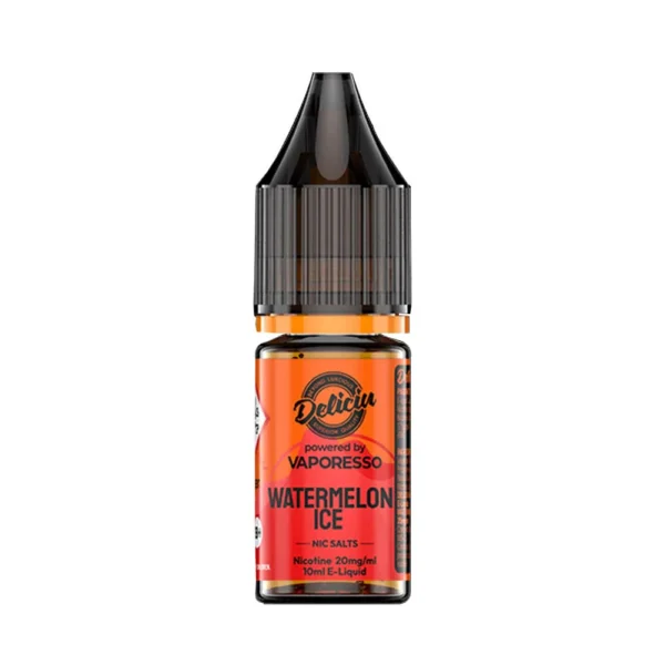 Watermelon Ice Vaporesso Deliciu 10ml Nic Salts Eliquid