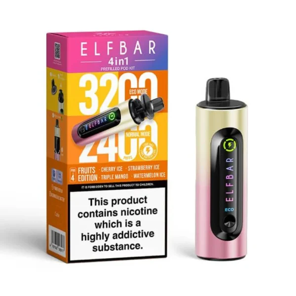 Fruit Edition Elf Bar 4 in 1 3200 Puffs Disposable Vape