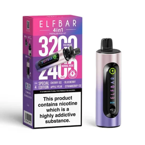 Special Edition Elf Bar 4 in 1 3200 Puffs Disposable Vape