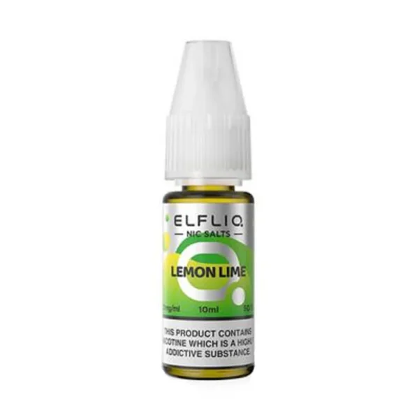 Lemon Lime ELFLIQ 10ml Nic Salts Eliquid