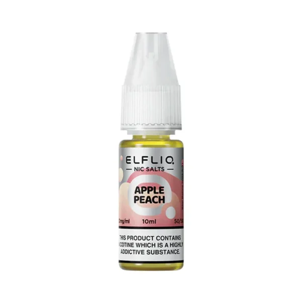 Apple Peach ELFLIQ 10ml Nic Salts Eliquid