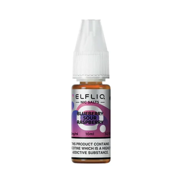 Blueberry Sour Raspberry ELFLIQ 10ml Nic Salts Eliquid