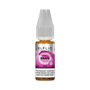 Grape ELFLIQ 10ml Nic Salts Eliquid