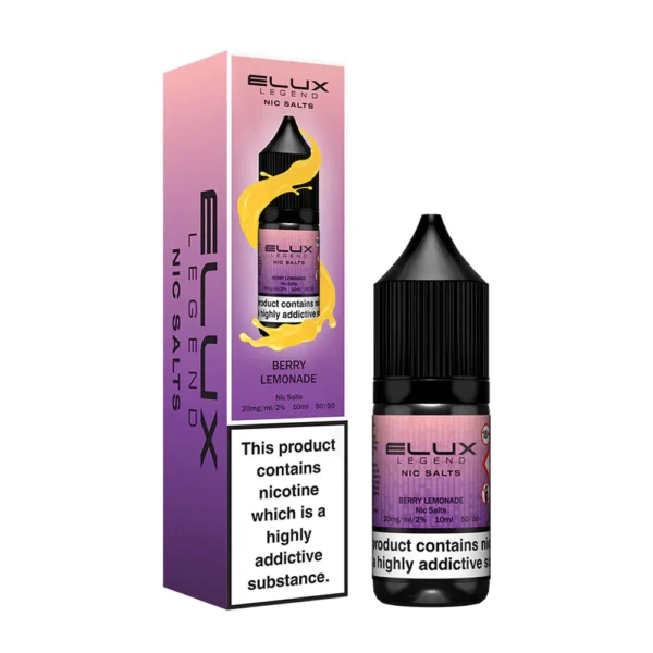 Berry Lemonade Elux Legend 10ml Nic Salts Eliquid