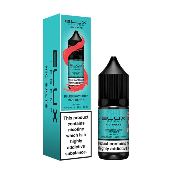 Blueberry Sour Raspberry Elux Legend 10ml Nic Salts Eliquid