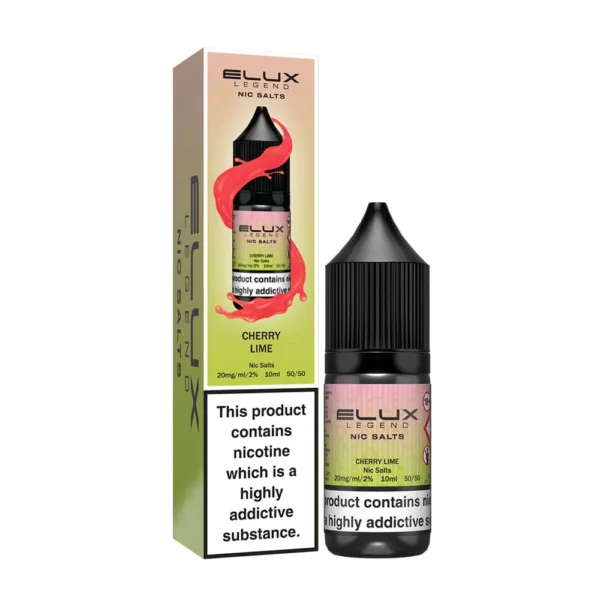 Cherry Lime Elux Legend 10ml Nic Salts Eliquid