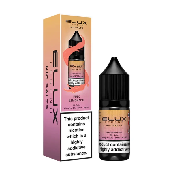 Pink Lemonade Elux Legend 10ml Nic Salts Eliquid