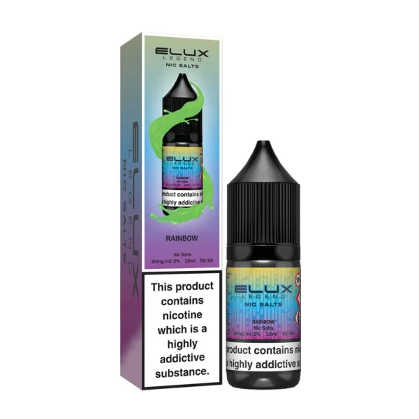 Rainbow Elux Legend 10ml Nic Salts Eliquid