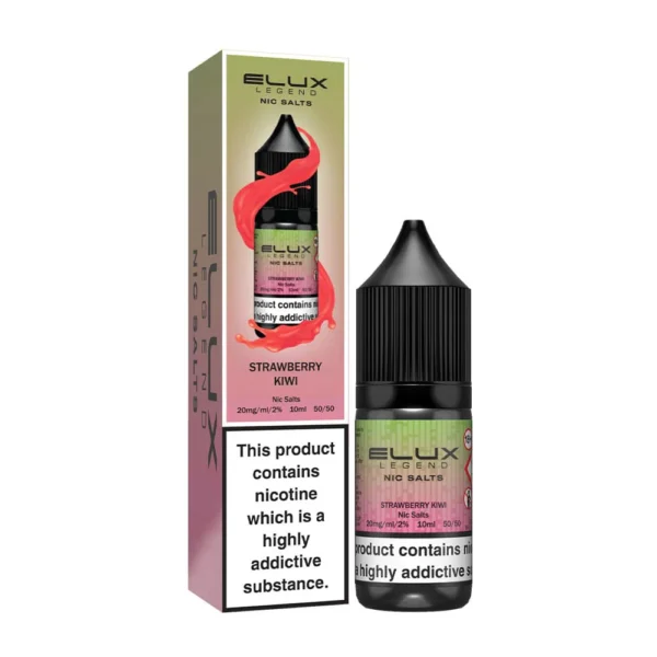 Strawberry Kiwi Elux Legend 10ml Nic Salts Eliquid