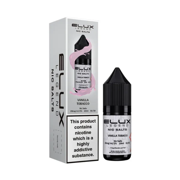 Vanilla Tobacco Elux Legend 10ml Nic Salts Eliquid