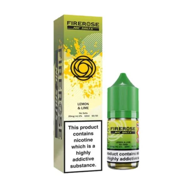 Lemon Lime Firerose 5000 10ml Nic Salts Eliquid