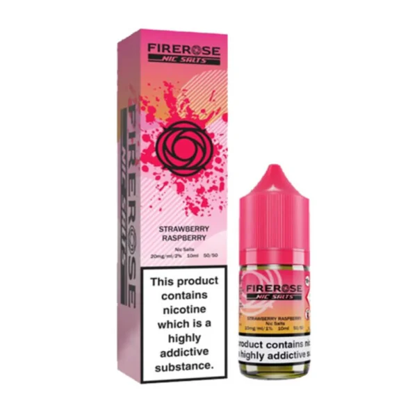 Strawberry Raspberry Firerose 5000 10ml Nic Salts Eliquid