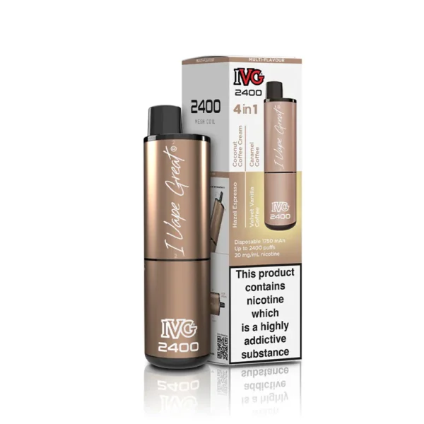 4 in 1 Coffee Edition IVG 2400 Disposable Vape