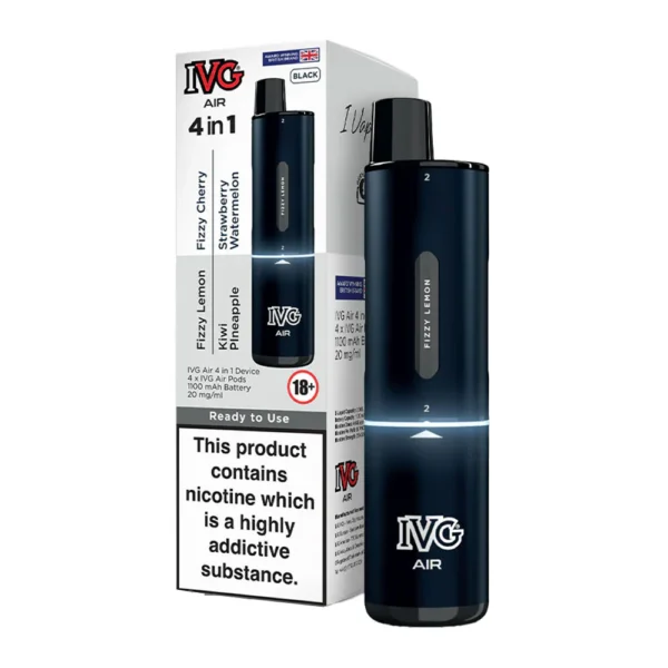 Black Edition IVG Air 4-in-1 2400 Disposable Vape