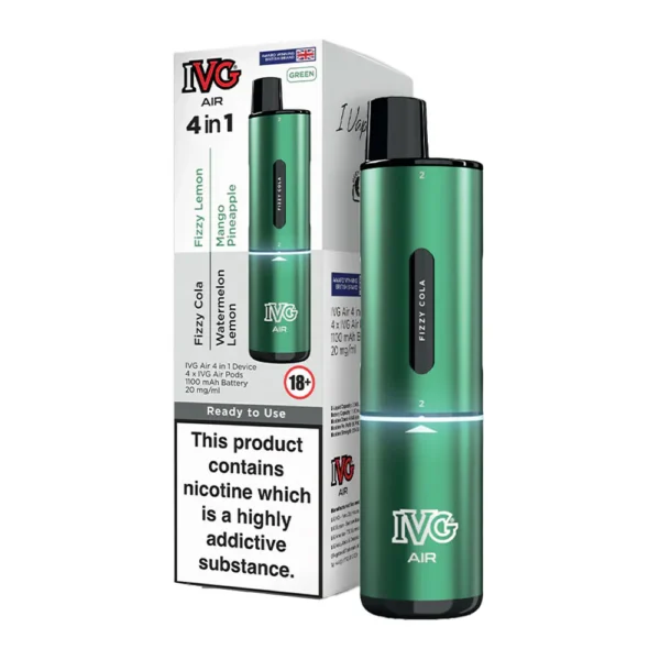 Green Edition IVG Air 4-in-1 2400 Disposable Vape