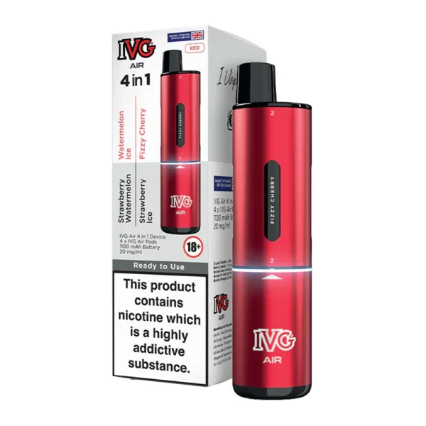 Red Edition IVG Air 4-in-1 2400 Disposable Vape