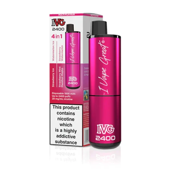 4 in 1 Pink Edition IVG 2400 Disposable Vape