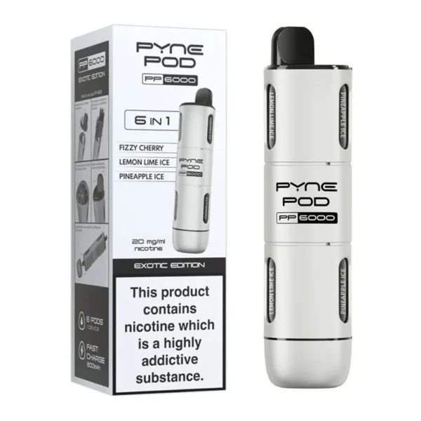 Exotic Edition PYNE POD 6 in 1 6000 Puffs Disposable Vape