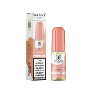 Peach Ice Bar Juice 5000 10ml Nic Salts Eliquid
