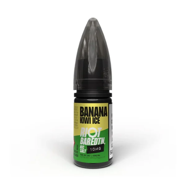 Banana Kiwi Ice Riot Squad Bar Edtn 10ml Nic Salts Eliquid