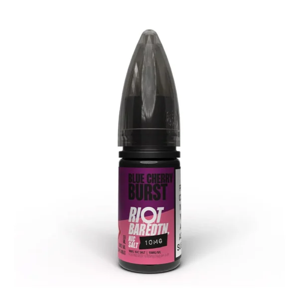 Blue Cherry Burst Riot Squad Bar Edtn 10ml Nic Salts Eliquid