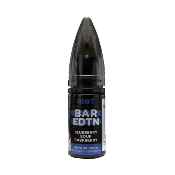 Blueberry Sour Raspberry Riot Squad Bar Edtn 10ml Nic Salts Eliquid