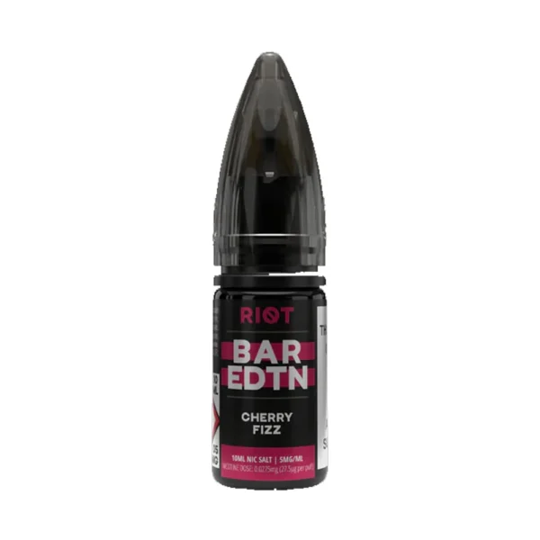 Cherry Fizz Riot Squad Bar Edtn 10ml Nic Salts Eliquid