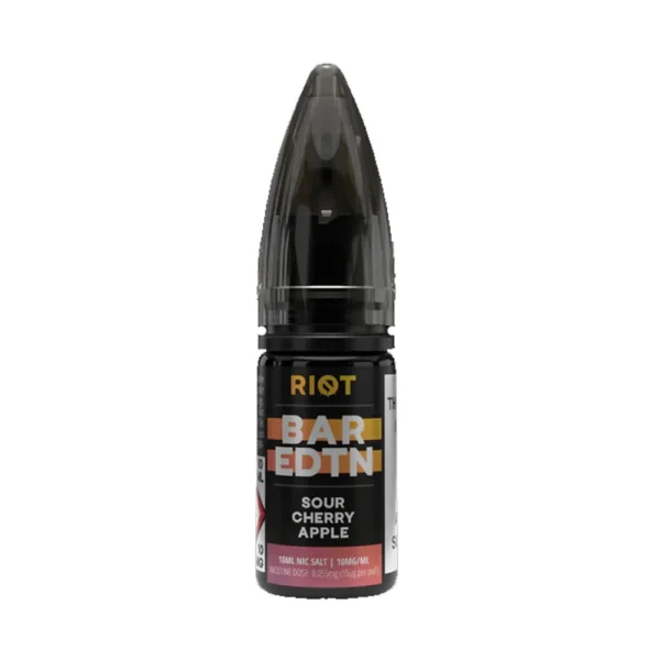 Sour Cherry Apple Riot Squad Bar Edtn 10ml Nic Salts Eliquid