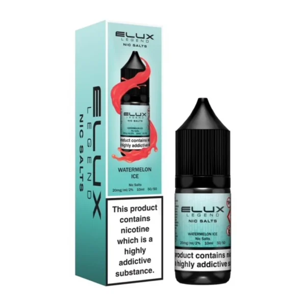 Watermelon Ice Elux Legend 10ml Nic Salts Eliquid