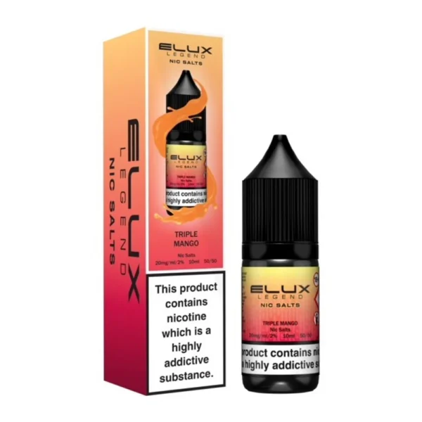 Triple Mango Elux Legend 10ml Nic Salts Eliquid